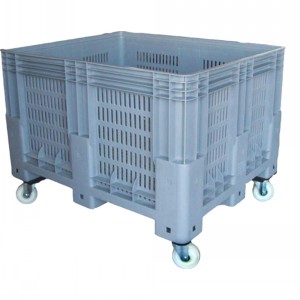 Plastic Pallet Box Standard 1200 x 1000mm Mobile Vented